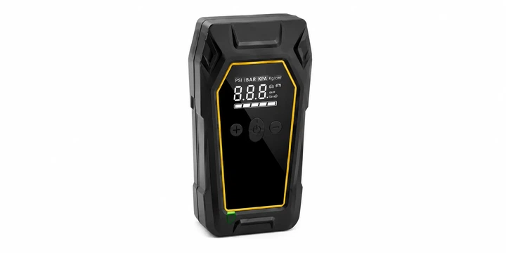 Пускозарядное устройство K5 с компрессором 150 PSI 4000A автомобильный Jump Starter 16000 мАч Power Bank 12В с LED фонарем для запуска двигателя и подкачки шин многофункциональный портативный прибор для автомобиля - изображение 4