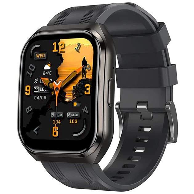 Смарт-годинник Hoco Y44 1.83" Bluetooth 5.3 з функцією дзвінків, моніторингом пульсу, захистом IP68 для iOS та Android Чорний - Фото 1 Смарт-годинник Hoco Y44 1.83" Bluetooth 5.3 з функцією дзвінків, моніторингом пульсу, захистом IP68 для iOS та Android Чорний - изображение 1
