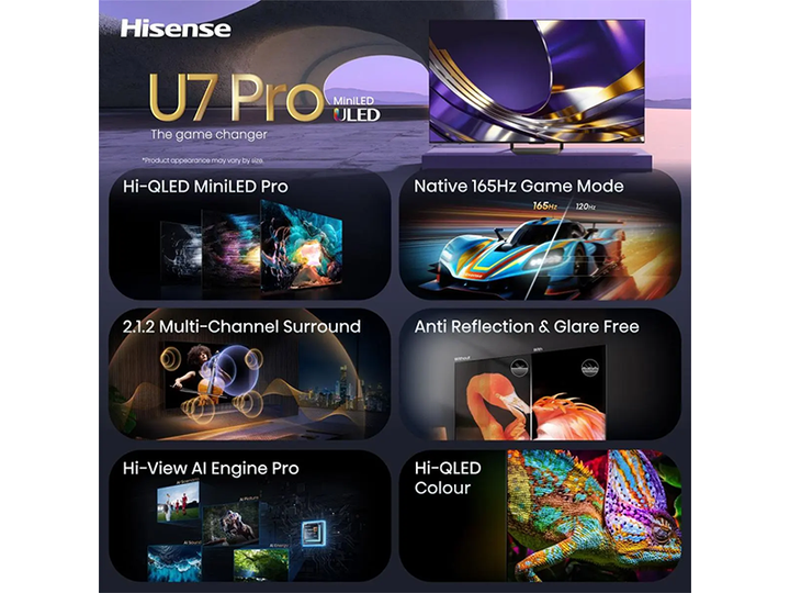 Телевизор HISENSE - 65U7S PRO - Фото 6 Телевизор HISENSE - 65U7S PRO - изображение 6