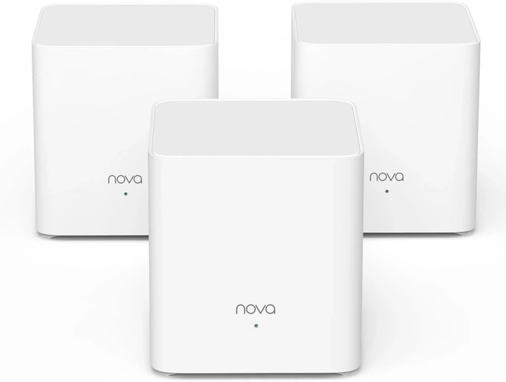 Mesh Wi-Fi система Tenda Nova MX3 AX1500 (3-pack) Белый (102227688) - Уценка - Фото 1 Mesh Wi-Fi система Tenda Nova MX3 AX1500 (3-pack) Белый (102227688) - Уценка - изображение 1