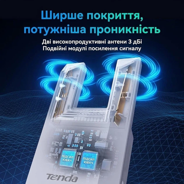 Wi-Fi ретранслятор Tenda A18 Pro AC1200 White (102191611) - Фото 4 Wi-Fi ретранслятор Tenda A18 Pro AC1200 White (102191611) - зображення 4