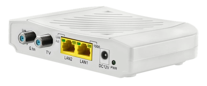 Коаксіальний адаптер інтернет сигналу Axing EOC 1-32 / Ethernet over Coax / G.hn 1800 Mbps / 2xLAN / 2xF-conn / 5-1800 MHz / Білий (102258096) - Уцінка - зображення 5