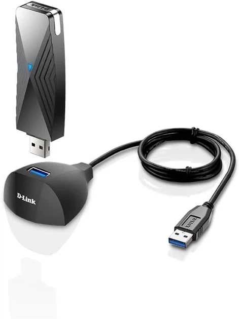 Беспроводной VR-адаптер D-Link DWA-F18 VR Air Bridge / Wi-Fi 6 AX1800 / USB 3.2 / для Meta Quest 2, 3, 3S, Pro / Black (102202879) - Уценка - Фото 4 Беспроводной VR-адаптер D-Link DWA-F18 VR Air Bridge / Wi-Fi 6 AX1800 / USB 3.2 / для Meta Quest 2, 3, 3S, Pro / Black (102202879) - Уценка - изображение 4