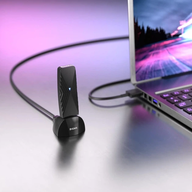 Беспроводной VR-адаптер D-Link DWA-F18 VR Air Bridge / Wi-Fi 6 AX1800 / USB 3.2 / для Meta Quest 2, 3, 3S, Pro / Black (102202879) - Уценка - Фото 7 Беспроводной VR-адаптер D-Link DWA-F18 VR Air Bridge / Wi-Fi 6 AX1800 / USB 3.2 / для Meta Quest 2, 3, 3S, Pro / Black (102202879) - Уценка - изображение 7