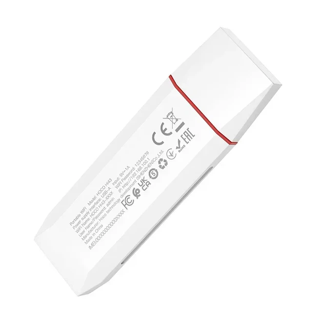 Портативний 4G Wi-Fi роутер HOCO HI43 із SIM-картою, Wi-Fi 6, до 150 Мбіт/с Чорний - Фото 7 Портативний 4G Wi-Fi роутер HOCO HI43 із SIM-картою, Wi-Fi 6, до 150 Мбіт/с Чорний - изображение 7