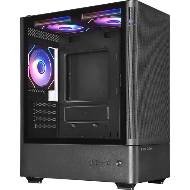Корпус Prologix Lumi GM-01MAB Mesh Black [173428] - изображение 2