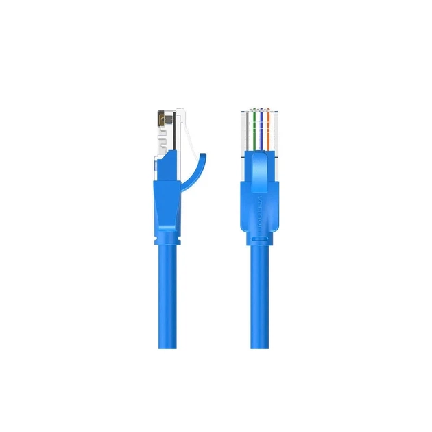 Патч-корд 0.5м, UTP cat 6 RJ-45 blue Vention (IBELD) - Фото 4 Патч-корд 0.5м, UTP cat 6 RJ-45 blue Vention (IBELD) - изображение 4