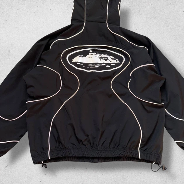 Вітрівка Corteiz x NRG Onyx Track Jacket Black (рефлективна) L - изображение 4