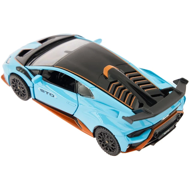 Машинка Rastar Lamborghini Huracan STO 1:32 Голубой - изображение 3