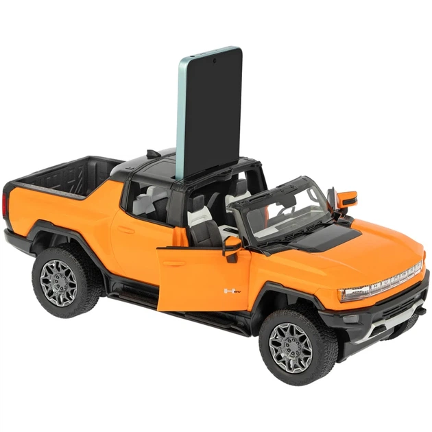Машинка Rastar Hummer EV 1:16 Оранжевый - изображение 5