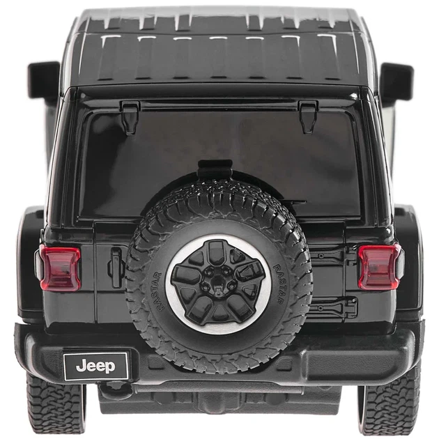 Машинка Rastar JEEP Wrangler JL 1:24 Чорний - зображення 6