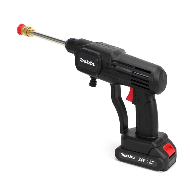 Минимойка аккумуляторная 24 В Makita DHW050ZK для авто 26 бар ручной аппарат высокого давления 228 л ч портативный беспроводной очиститель с 2 батареями 5 А·ч для машины садовой мебели - Фото 6 Минимойка аккумуляторная 24 В Makita DHW050ZK для авто 26 бар ручной аппарат высокого давления 228 л ч портативный беспроводной очиститель с 2 батареями 5 А·ч для машины садовой мебели - изображение 6