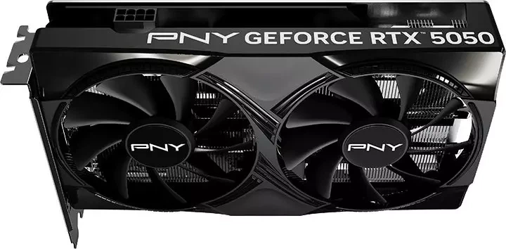 Відеокарта PNY GeForce RTX5050 DUAL FAN OC 8G (VCG50508DFXPB1) - Фото 5 Відеокарта PNY GeForce RTX5050 DUAL FAN OC 8G (VCG50508DFXPB1) - зображення 5