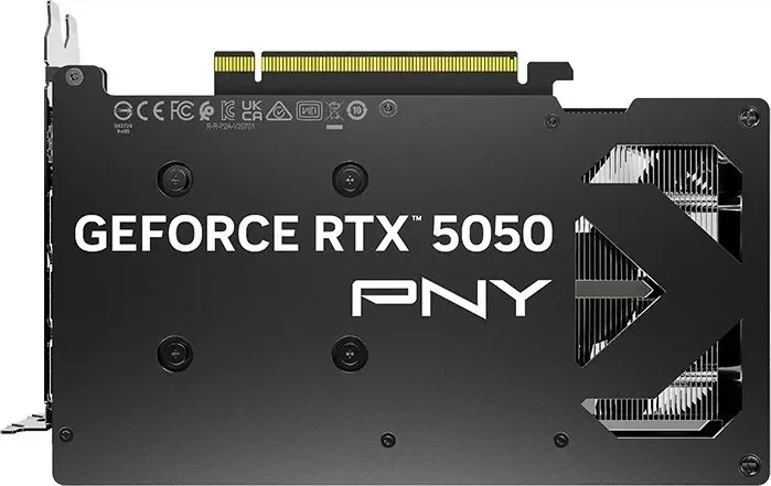 Відеокарта PNY GeForce RTX5050 DUAL FAN OC 8G (VCG50508DFXPB1) - Фото 7 Відеокарта PNY GeForce RTX5050 DUAL FAN OC 8G (VCG50508DFXPB1) - зображення 7