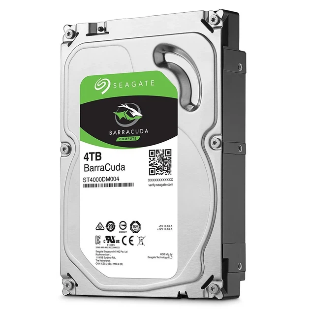Жорсткий диск Seagate BarraCuda 4TB/3.5/5400/256/S3.0 (ST4000DM004) - Фото 2 Жорсткий диск Seagate BarraCuda 4TB/3.5/5400/256/S3.0 (ST4000DM004) - зображення 2