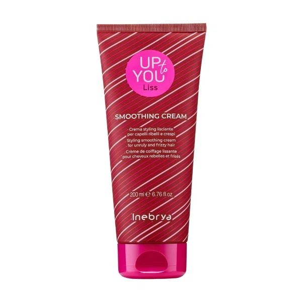 Крем для розгладження в’юнкого волосся Inebrya Up To You Smoothing Cream, 200 мл - Фото 1 Крем для розгладження в’юнкого волосся Inebrya Up To You Smoothing Cream, 200 мл - изображение 1