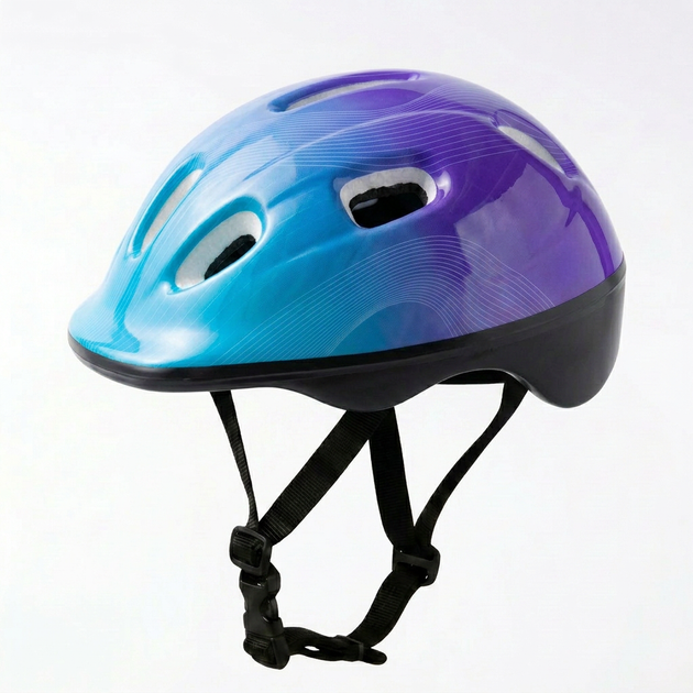 Детский защитный шлем сиренево голубой SP-Sport MagicRide 8821 размер S (4-9 лет) Violet-Blue - Фото 1 Детский защитный шлем сиренево голубой SP-Sport MagicRide 8821 размер S (4-9 лет) Violet-Blue - изображение 1