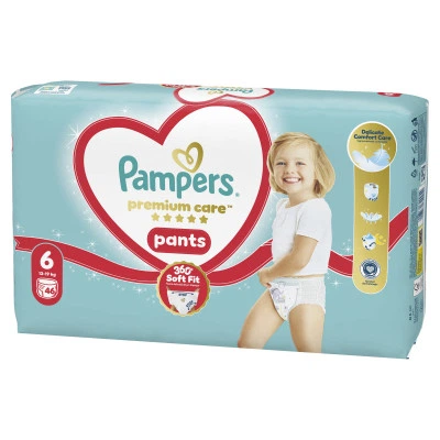Подгузники Pampers Premium Care Pants Размер 6 (13-18 кг) 46 шт (8006530320054) - изображение 5