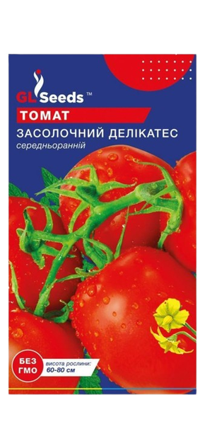 Насіння Томату Засолочний делiкатес (0.15г) - Фото 1 Насіння Томату Засолочний делiкатес (0.15г) - зображення 1