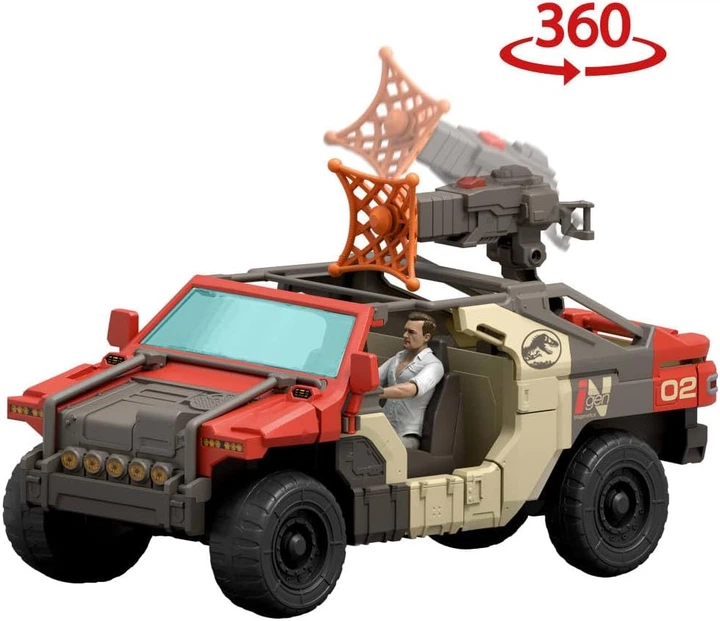 Позашляховик з Динозавром Світ Юрського Періоду Jurassic World Launch ‘N Battle Vehicle Mattel (JGB59) - Фото 3 Позашляховик з Динозавром Світ Юрського Періоду Jurassic World Launch ‘N Battle Vehicle Mattel (JGB59) - изображение 3