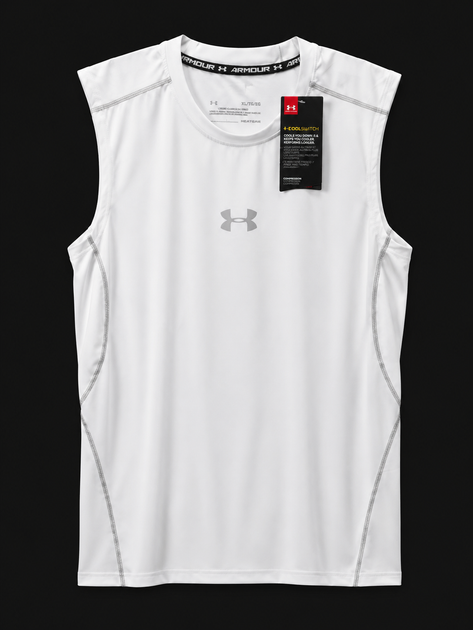 Термо-Майка Under Armour белый M - Фото 2 Термо-Майка Under Armour белый M - изображение 2