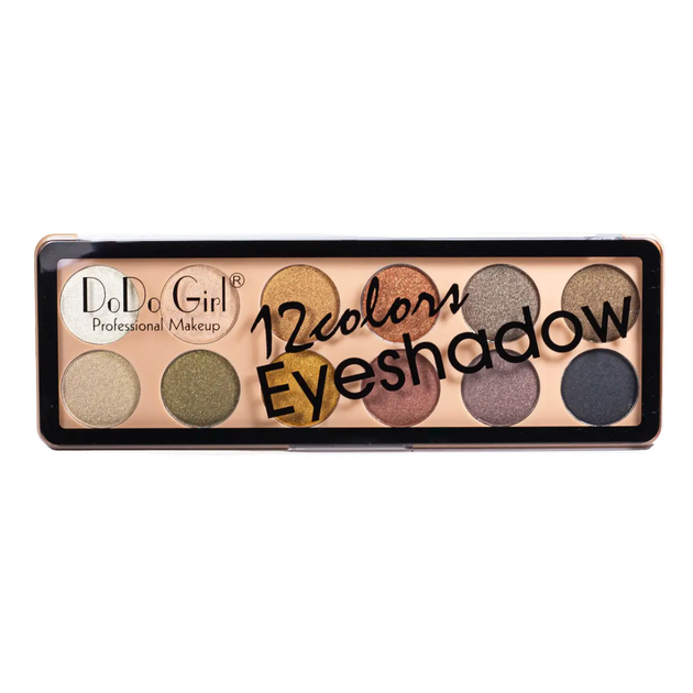Палетка теней для век DoDo Girl Eyeshadow Unique Colors перламутровые 12 оттенков D3139 - Фото 3 Палетка теней для век DoDo Girl Eyeshadow Unique Colors перламутровые 12 оттенков D3139 - изображение 3