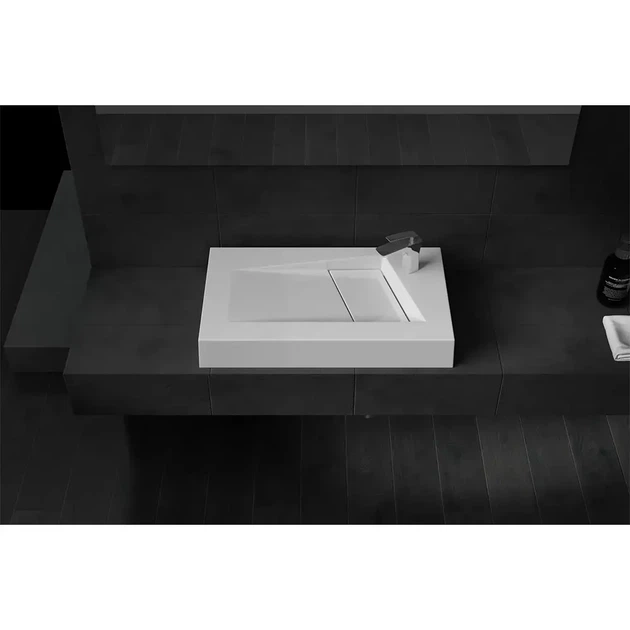 Умывальник подвесной VBI Verna 800x460 прямоугольный, белый (VBI-019935) - изображение 5