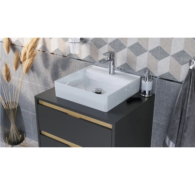 Раковина накладная Excellent Rima 2.0 CEEX.4901.400.WH 400x400 квадратная, белая глянцевая - изображение 2