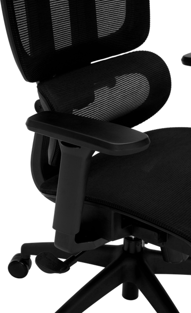 Офисное эргономичное кресло GT Racer B-5757 Black/Black - Фото 6 Офисное эргономичное кресло GT Racer B-5757 Black/Black - изображение 6