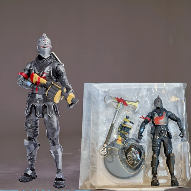 Рухома колекційна фігурка Чорний Лицар (Black Knight) з інструментом і зброєю, 19 см — Fortnite - Фото 4 Рухома колекційна фігурка Чорний Лицар (Black Knight) з інструментом і зброєю, 19 см — Fortnite - зображення 4