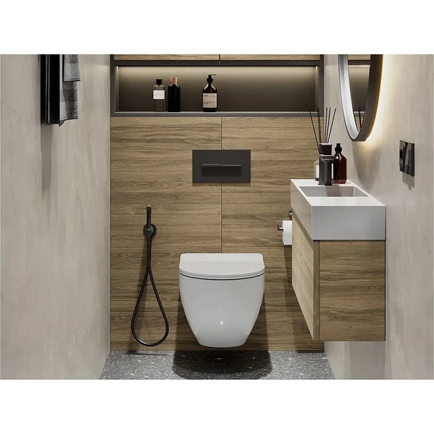 Умывальник накладной Miraggio Toni 850x220 прямоугольный, белый - изображение 7