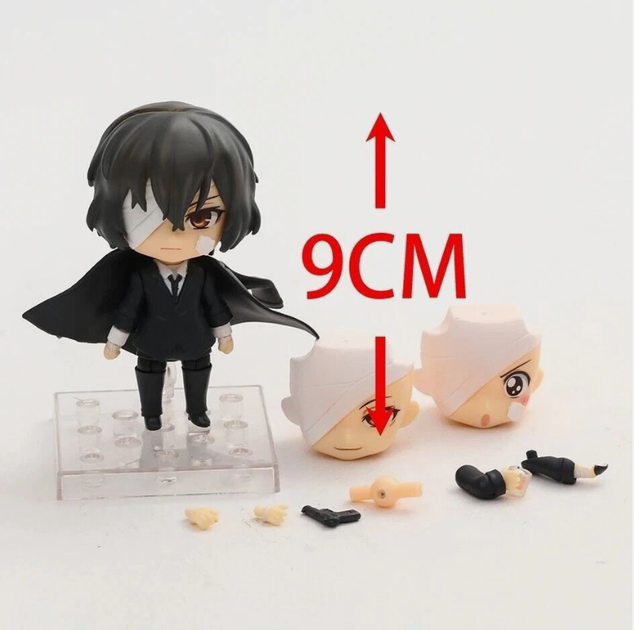 Колекційна аніме фігурка Osamu Dazai Nendoroid 1748 9 см Bungo Stray Dogs – статуетка Осаму Дазай (Проза бродячих псов) - Фото 4 Колекційна аніме фігурка Osamu Dazai Nendoroid 1748 9 см Bungo Stray Dogs – статуетка Осаму Дазай (Проза бродячих псов) - зображення 4