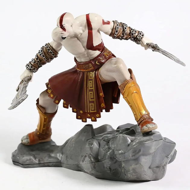 Колекційна фігурка Кратос God of War Ascension — екшн-статуетка Кратоса з клинками хаосу на підставці, 18 см. - Фото 2 Колекційна фігурка Кратос God of War Ascension — екшн-статуетка Кратоса з клинками хаосу на підставці, 18 см. - зображення 2