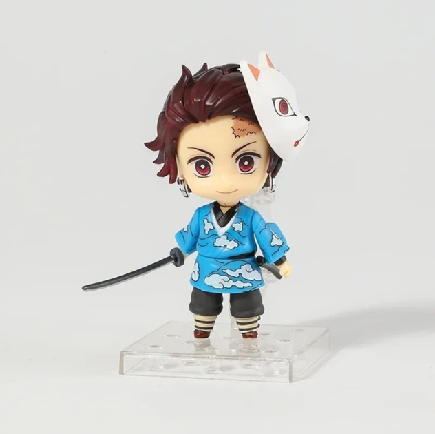 Коллекционная фигурка статуэтка Танджиро Камадо Tanjiro Kamado Demon Slayer: Kimetsu no Yaiba Nendoroid аниме минифигурка в кимоно, 10 см - Фото 5 Коллекционная фигурка статуэтка Танджиро Камадо Tanjiro Kamado Demon Slayer: Kimetsu no Yaiba Nendoroid аниме минифигурка в кимоно, 10 см - изображение 5