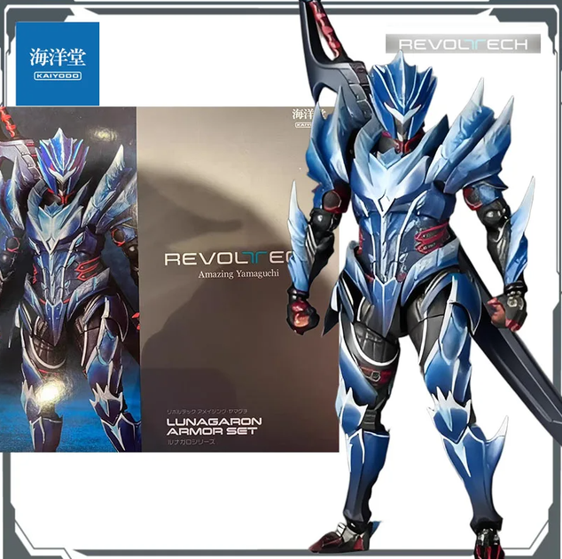 Коллекционная фигурка Amazing Yamaguchi Lunagaron Armor Set / Monster Hunter Rise 17 см — Охотник в броне Лунагарона Revoltech action figure - Фото 1 Коллекционная фигурка Amazing Yamaguchi Lunagaron Armor Set / Monster Hunter Rise 17 см — Охотник в броне Лунагарона Revoltech action figure - изображение 1