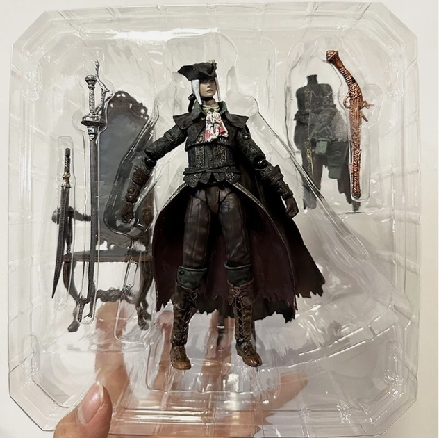 Коллекционная экшн Фигурка Bloodborne Lady Maria of the Astral Clocktower Леди Мария по игре Бладборн, Figma DX Edition 16см - изображение 10