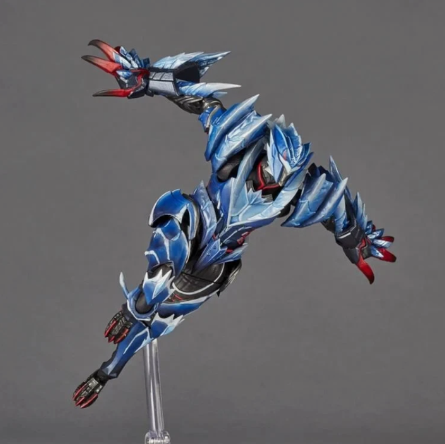 Коллекционная фигурка Amazing Yamaguchi Lunagaron Armor Set / Monster Hunter Rise 17 см — Охотник в броне Лунагарона Revoltech action figure - Фото 7 Коллекционная фигурка Amazing Yamaguchi Lunagaron Armor Set / Monster Hunter Rise 17 см — Охотник в броне Лунагарона Revoltech action figure - изображение 7