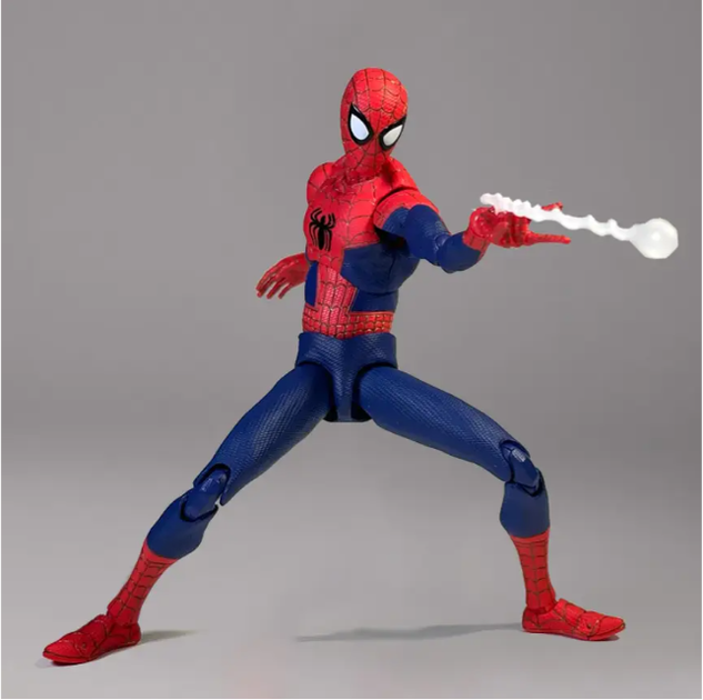 Колекційна фігурка Людина павук Spider-Man Peter B. Parker Павутина всесвітів зі змінними деталями (16 см) Marvel - Фото 5 Колекційна фігурка Людина павук Spider-Man Peter B. Parker Павутина всесвітів зі змінними деталями (16 см) Marvel - зображення 5