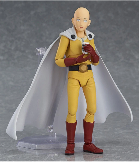 Коллекционная экшн-фигурка figma 310 Сайтама (Saitama) One Punch Man Ванпанчмен 15 см на шарнирах - изображение 6
