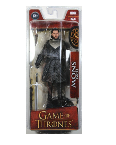 Колекційна екшн-фігурка Джон Сноу Jon Snow з фільму Гра престолів Game of Thrones, 16 см - зображення 2