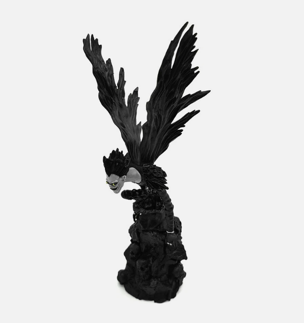 Коллекционная аниме фигурка Ryuk Death Note 23 см – статуэтка Рюк с подставкой (Тетрадь смерти) Anime Statue Figure - изображение 4