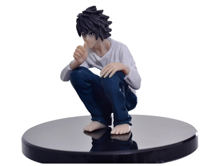 Коллекционный набор аниме фигурок Death Note 6 персонажей 7-18 см – набор статуэток Рюк, Миса Амане, Рэм, Л, Лайт Ягами, Ниа (Тетрадь Смерти) - изображение 3