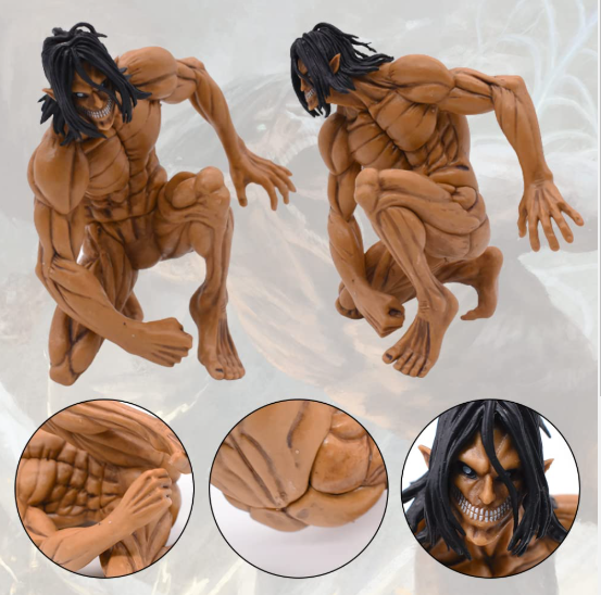 Коллекционная фигурка Атака Титанов Эрен Йегер Атакующий Титан Attack on Titan Eren Yeager Attack Titan, 14см. - изображение 6