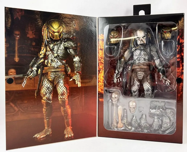 Коллекционная экшн фигурка Ultimate Elder Predator (Хищник 2) 18см с набором аксессуаров action figures - Фото 3 Коллекционная экшн фигурка Ultimate Elder Predator (Хищник 2) 18см с набором аксессуаров action figures - изображение 3