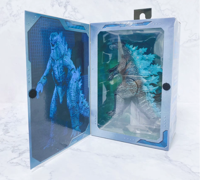 Коллекционная фигурка Годзиллы Godzilla King of Monsters — кайдзю Король монстров с голубыми шипами, 16 см - Фото 4 Коллекционная фигурка Годзиллы Godzilla King of Monsters — кайдзю Король монстров с голубыми шипами, 16 см - изображение 4