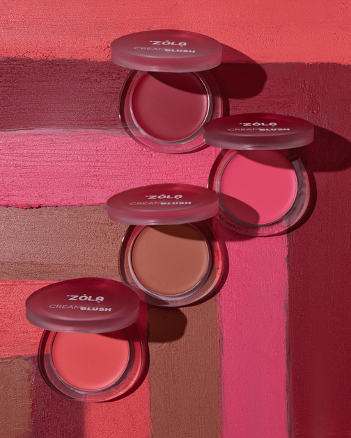 Кремові рум'яна Zola Cream Blush Soft Berry - зображення 8