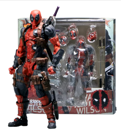 Фігурка Дедпул 16см з великим набором аксесуарів Deadpool - Фото 2 Фігурка Дедпул 16см з великим набором аксесуарів Deadpool - зображення 2