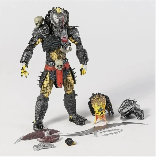 Колекційна екшн фігурка Ultimate Scarface Predator: Concrete Jungle Хижак 22см з набором аксесуарів action figures - зображення 10
