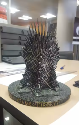 Колекционная фигурка статуэтка Железный Трон Iron Throne Figure (Game of Thrones ), 16см. - изображение 4