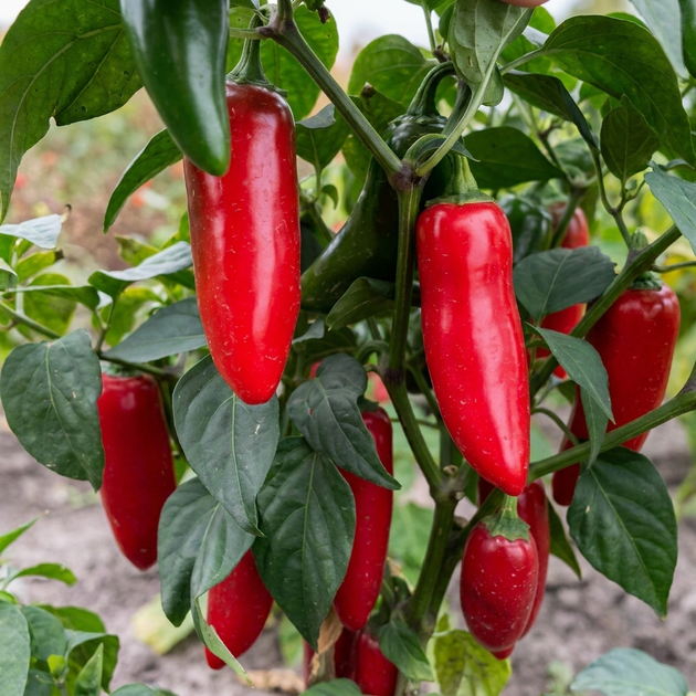 Насіння Перець гострий Халапеньйо NuMex Red Spice, Capsicum annuum 5 шт/уп - Фото 1 Насіння Перець гострий Халапеньйо NuMex Red Spice, Capsicum annuum 5 шт/уп - зображення 1